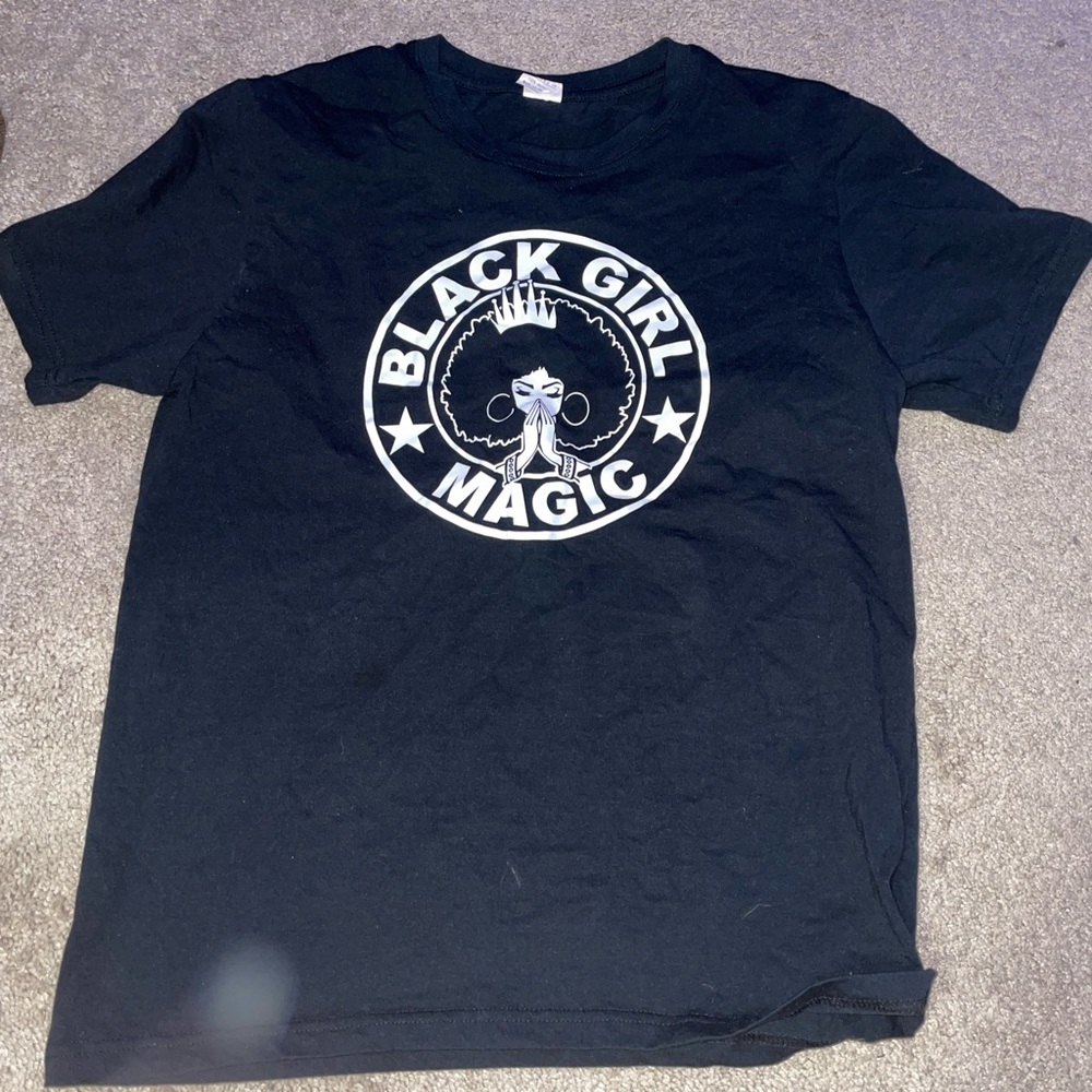 Small black girl magic t-shirt